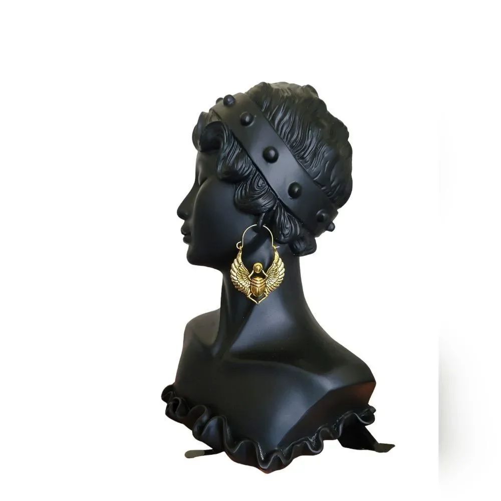 New Scarab Bettle Earrings